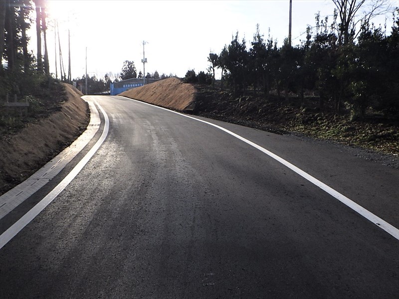 白沢道路改良工事